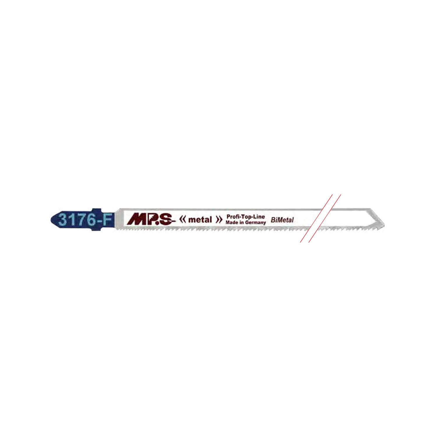 3176-F-5 Stichsägeblätter 132 mm / 110 mm - Universalblatt Metall - VE: 5 Stück