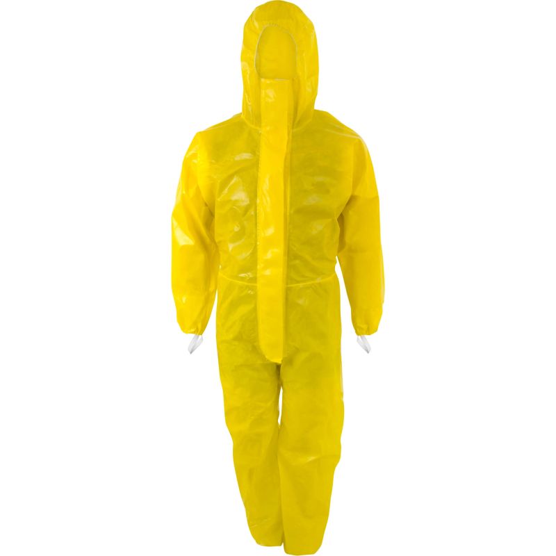 CoverChem® Schutzanzug CC300, gelb, Kat. III - Typ 3B + 4B + 5B + 6B