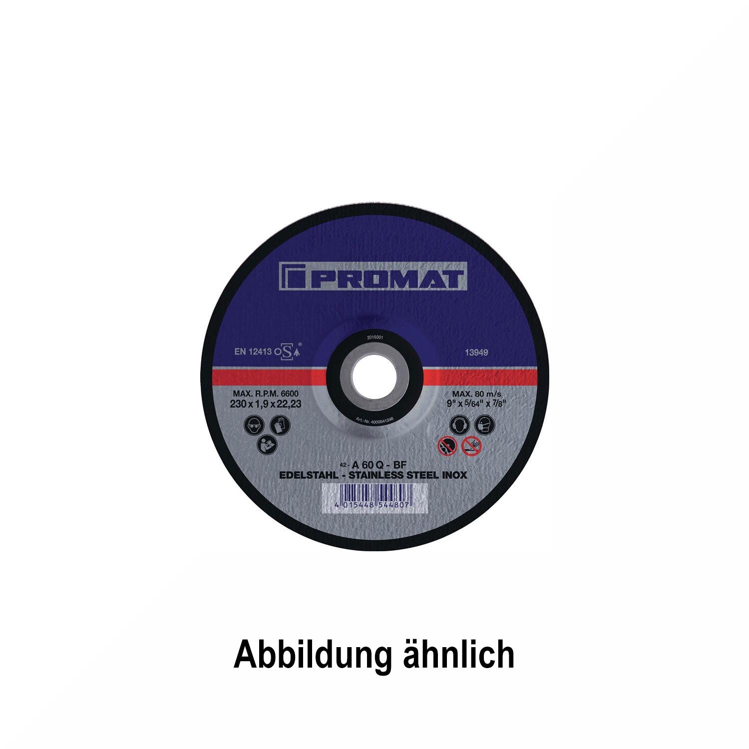 Trennscheibe INOX D125x1mm ger.INOX