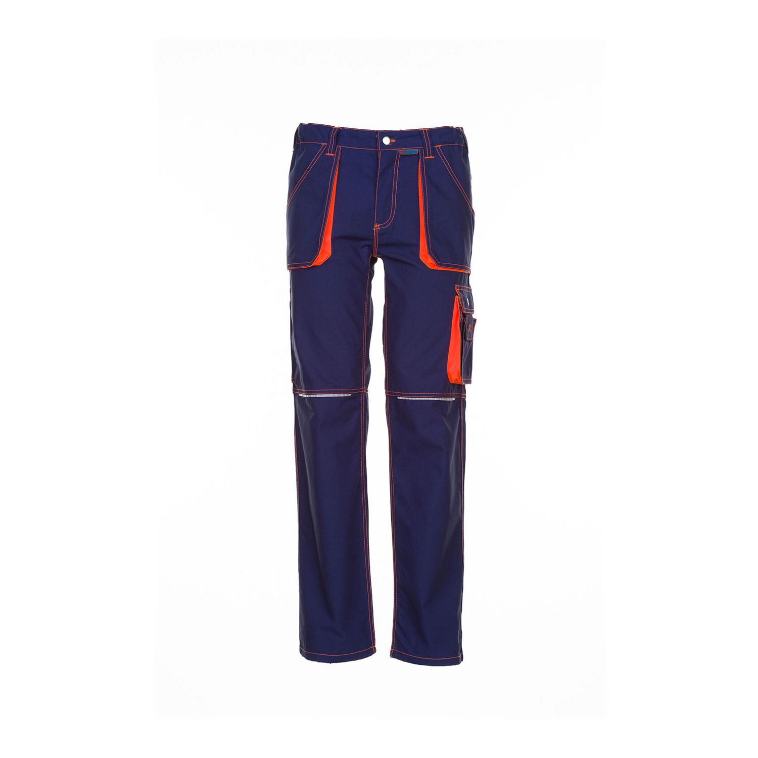 Planam Basalt Neon Bundhose marine/orange Gr. 25