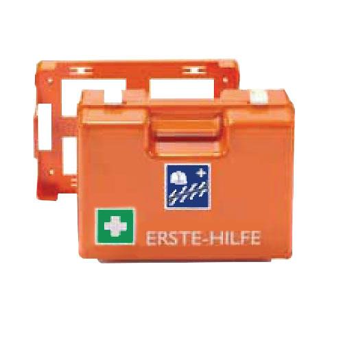 Betriebsverbandskasten DIN 13157 mit Wandhalterung, orange