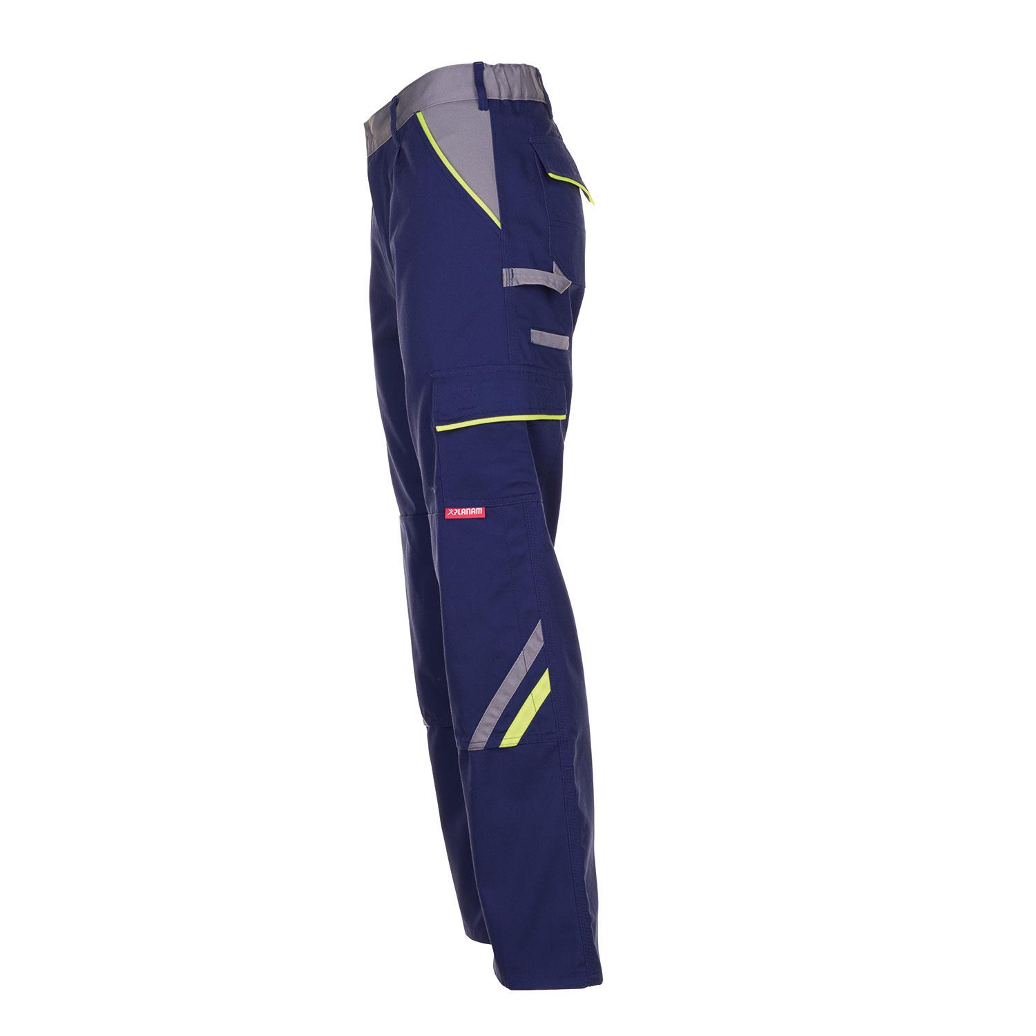Planam Visline Bundhose marine/gelb/zink Gr. 29