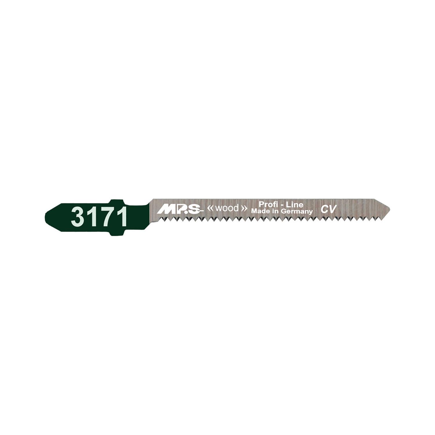 3171-5 Stichsägeblätter 75 mm / 50 mm - Holz, Kurvenblatt - VE: 5 Stück