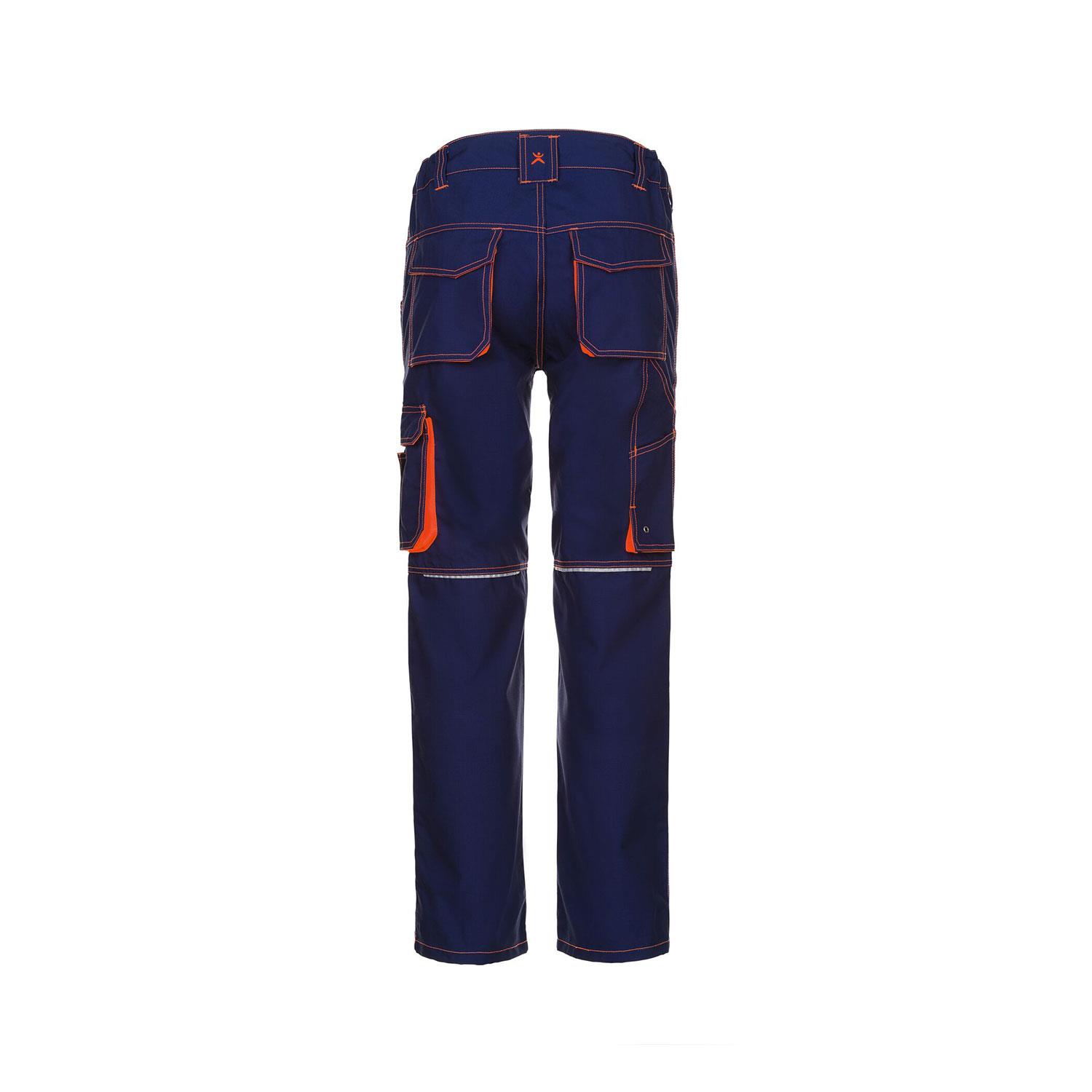 Planam Basalt Neon Bundhose marine/orange Gr. 25