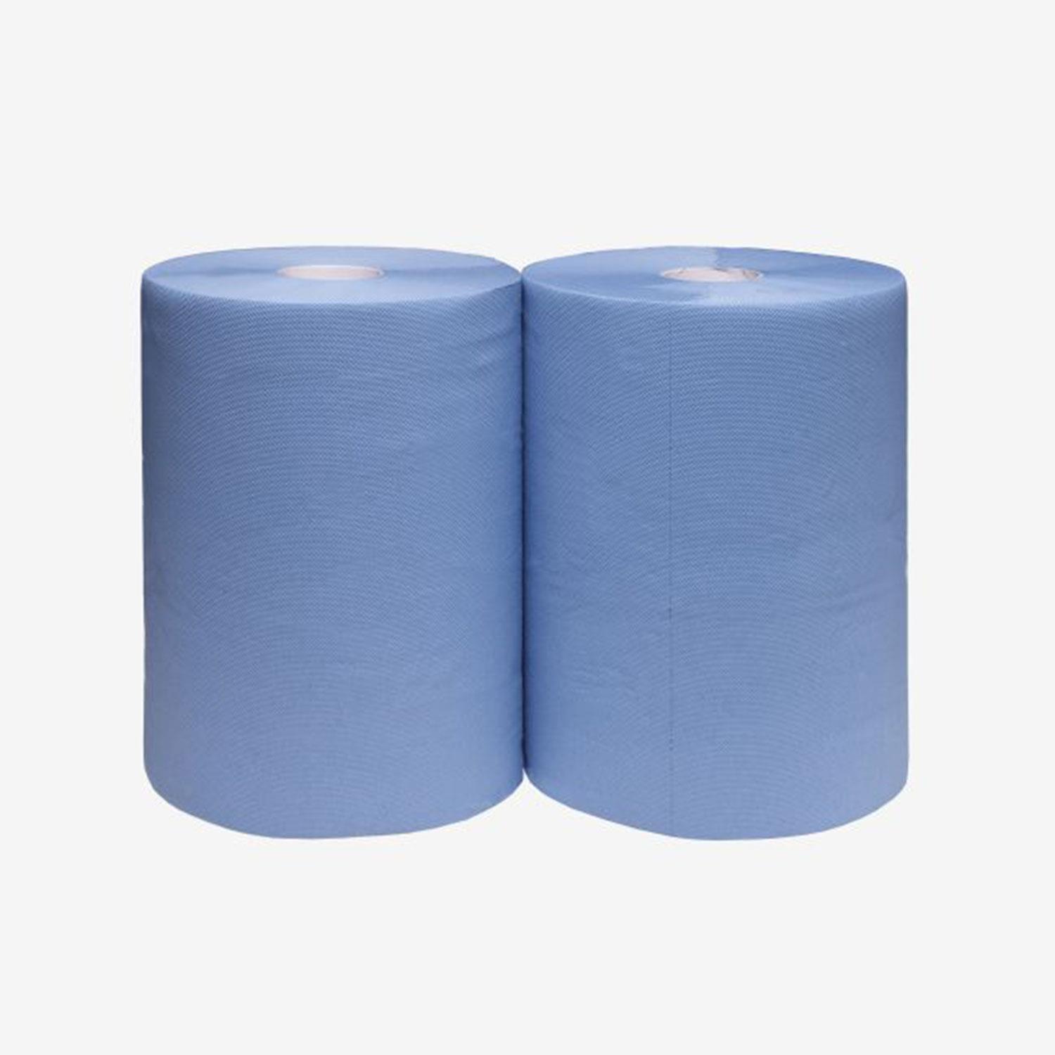 Putzpapier blau 3-lagig ca. 38 x 36cm 1 Pack - 2 Rollen