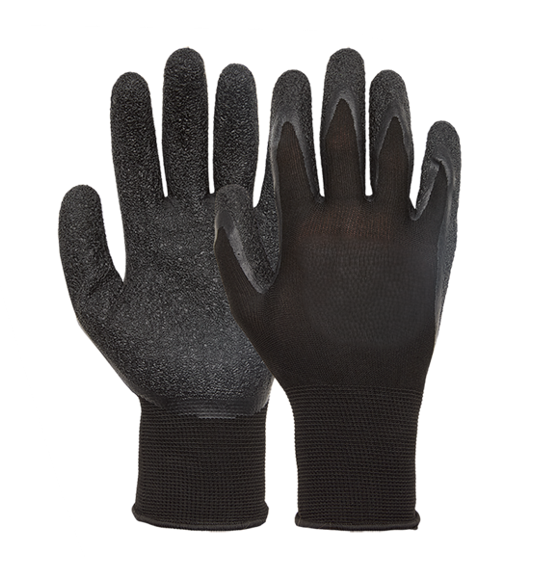 Feinstrickhandschuh Gripper Black Gr. 10