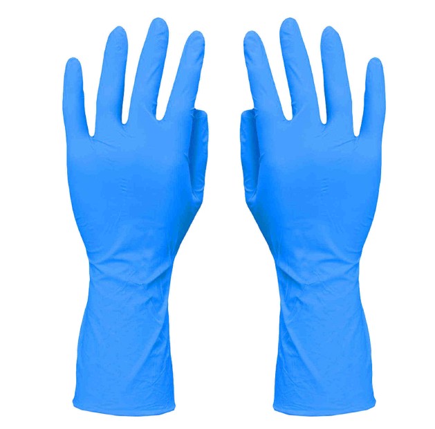 Nitril Einweghandschuh, 100 Stück/Box, Gr. L blau