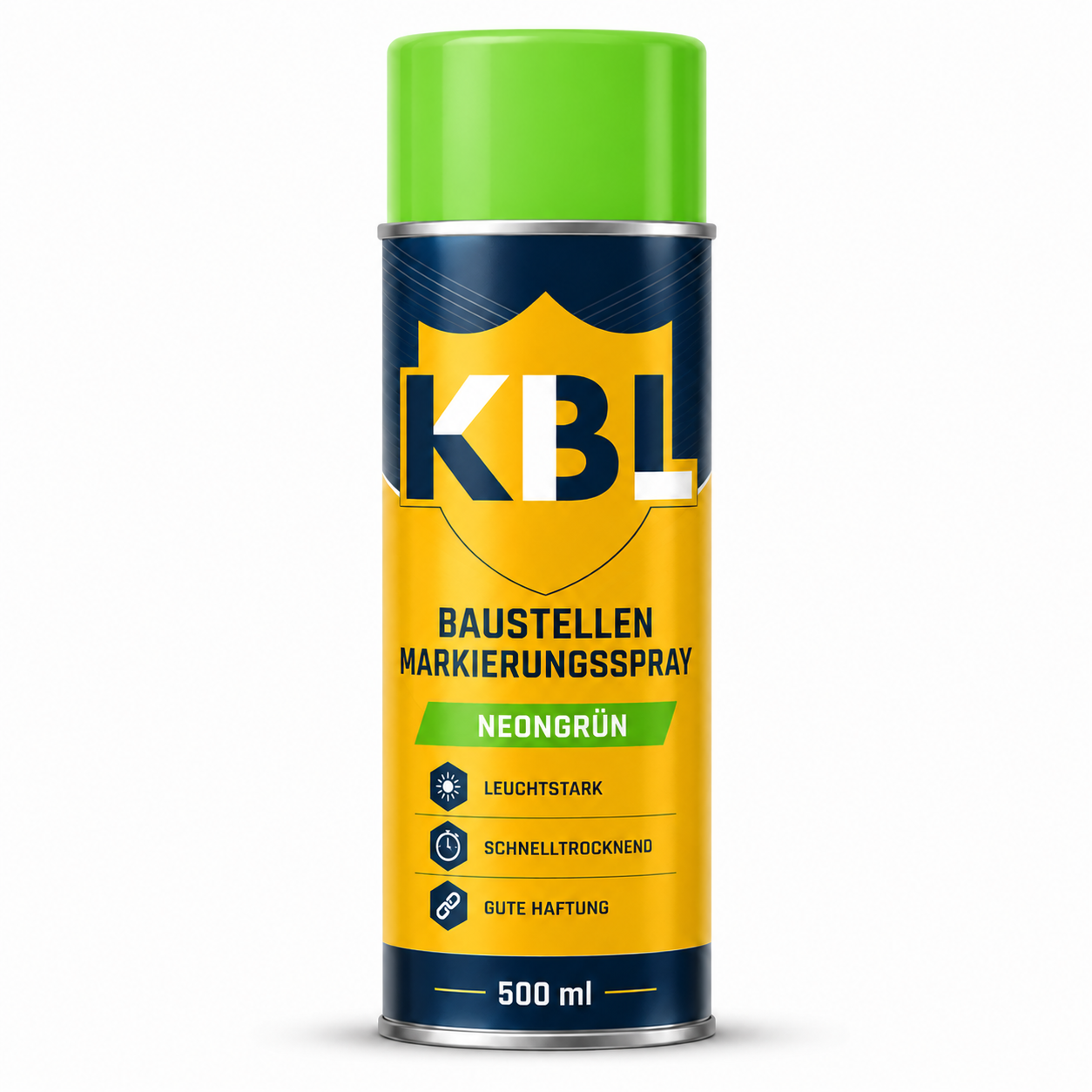 Baustellenmarkierspray Neongrün 500 ml