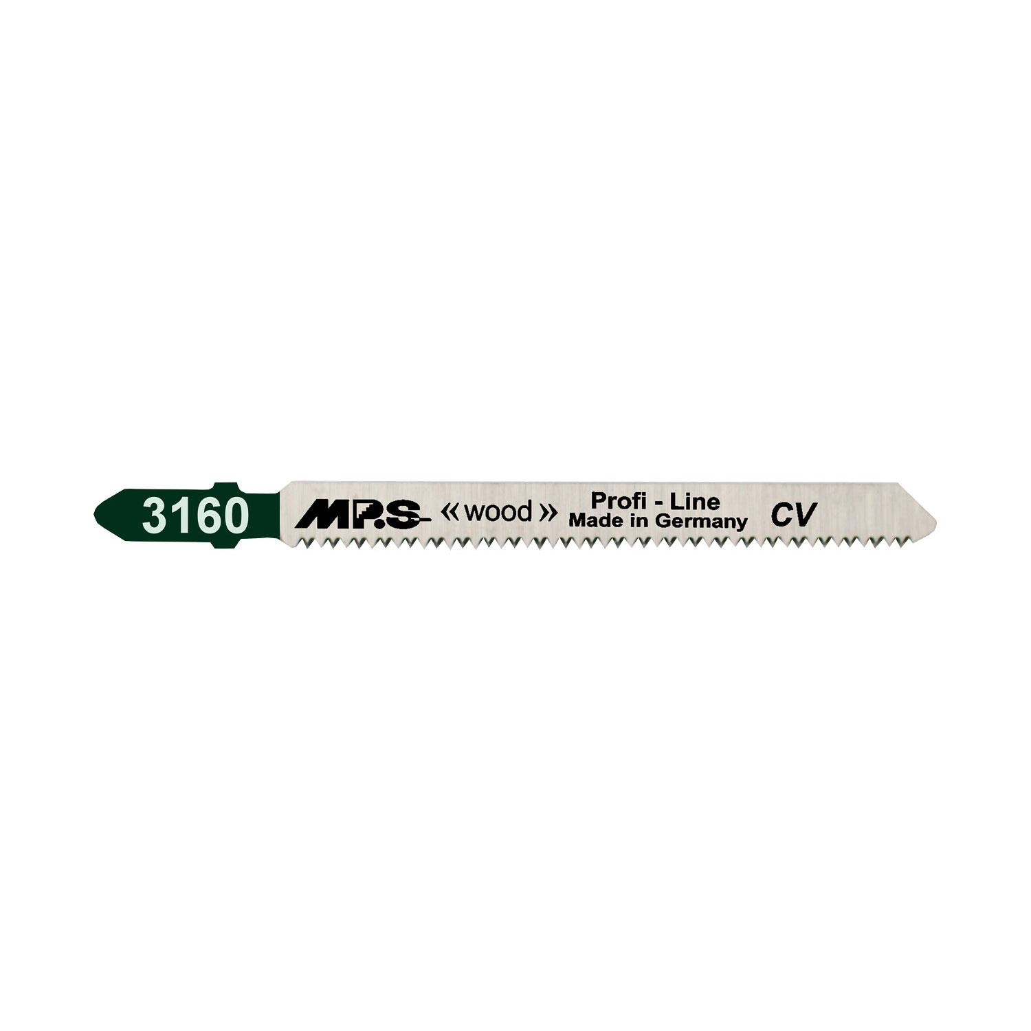 3160-5 Stichsägeblätter 100 mm / 75 mm - Laminat, beschichtete Platten - VE: 5 Stück