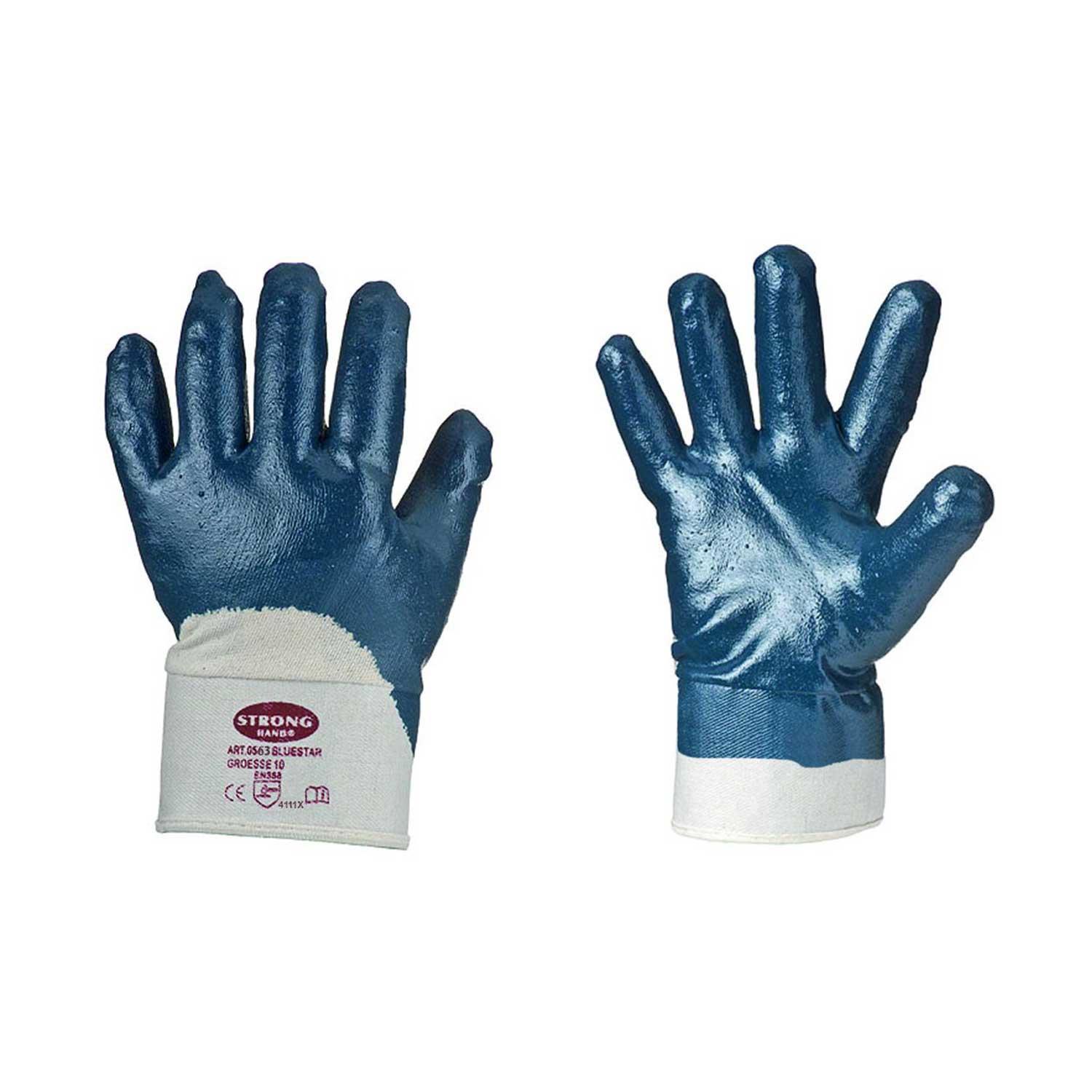 Bluestar Stronghand Nitril Handschuh blau