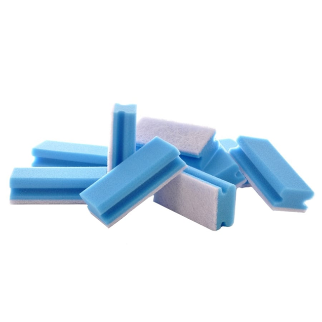 Floorstar Scheuerschwamm PADDY 15 x 7,0 x 4,5 cm blau/weiß