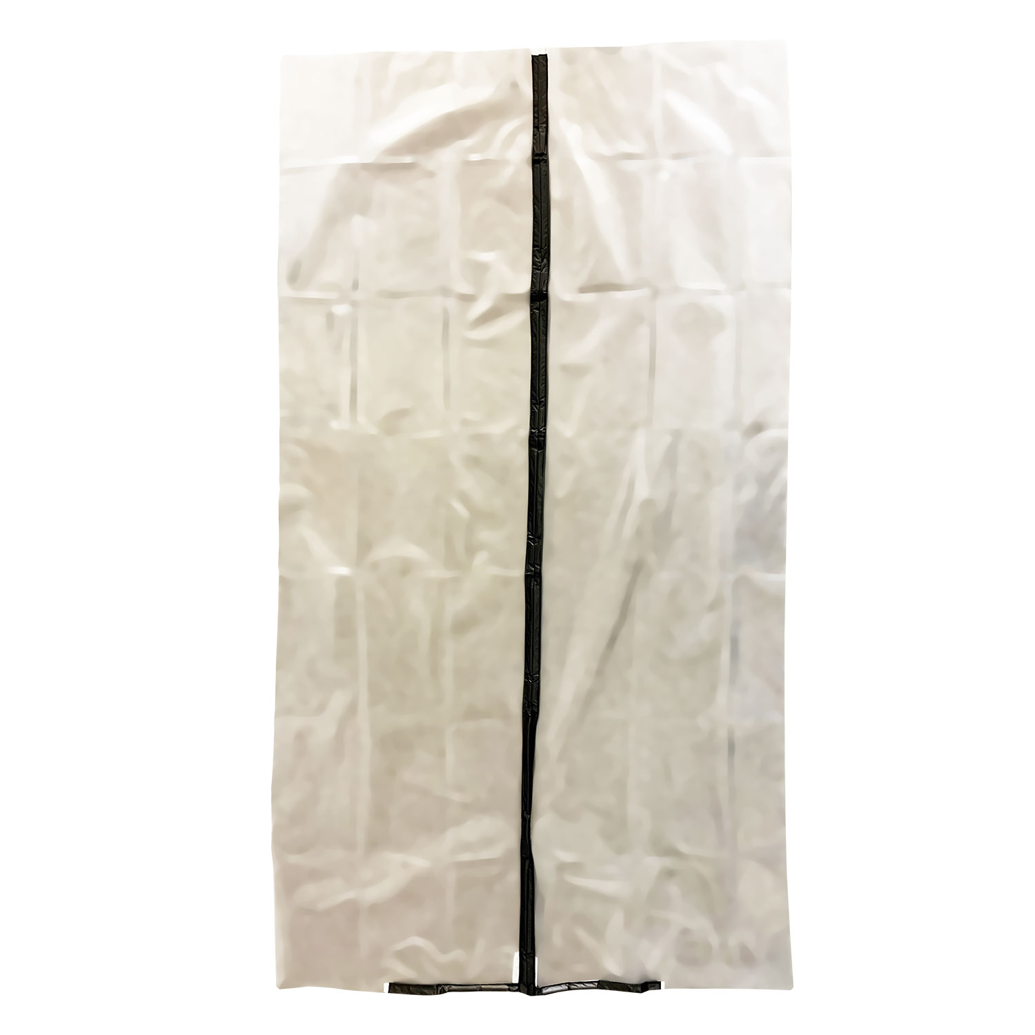 Staubschutztür aus PE-Folie 120x220cm, 150my mit automatischem Magnetstreifenverschluss