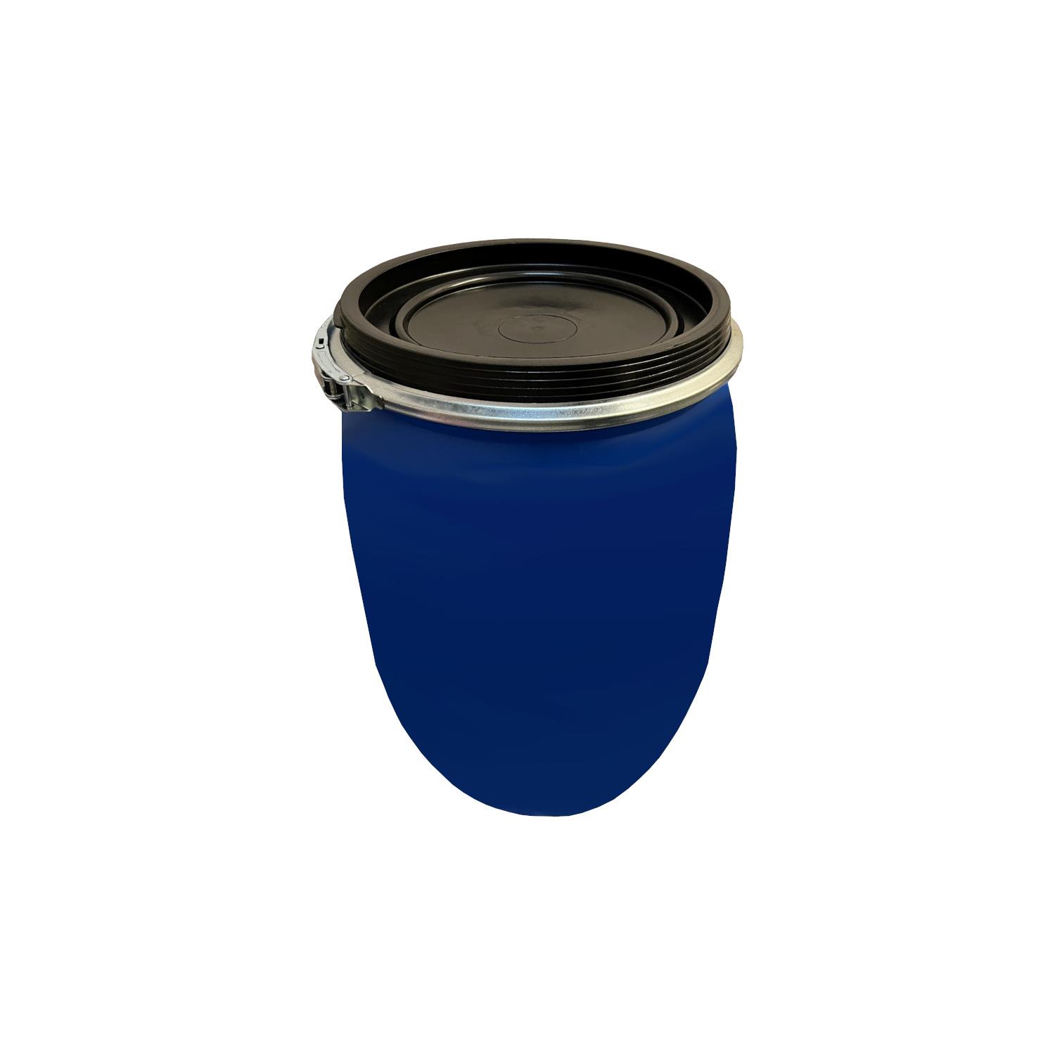 120 L Kunststoffdeckelfass, neu, blau, 3,65 kg, FDA, UN