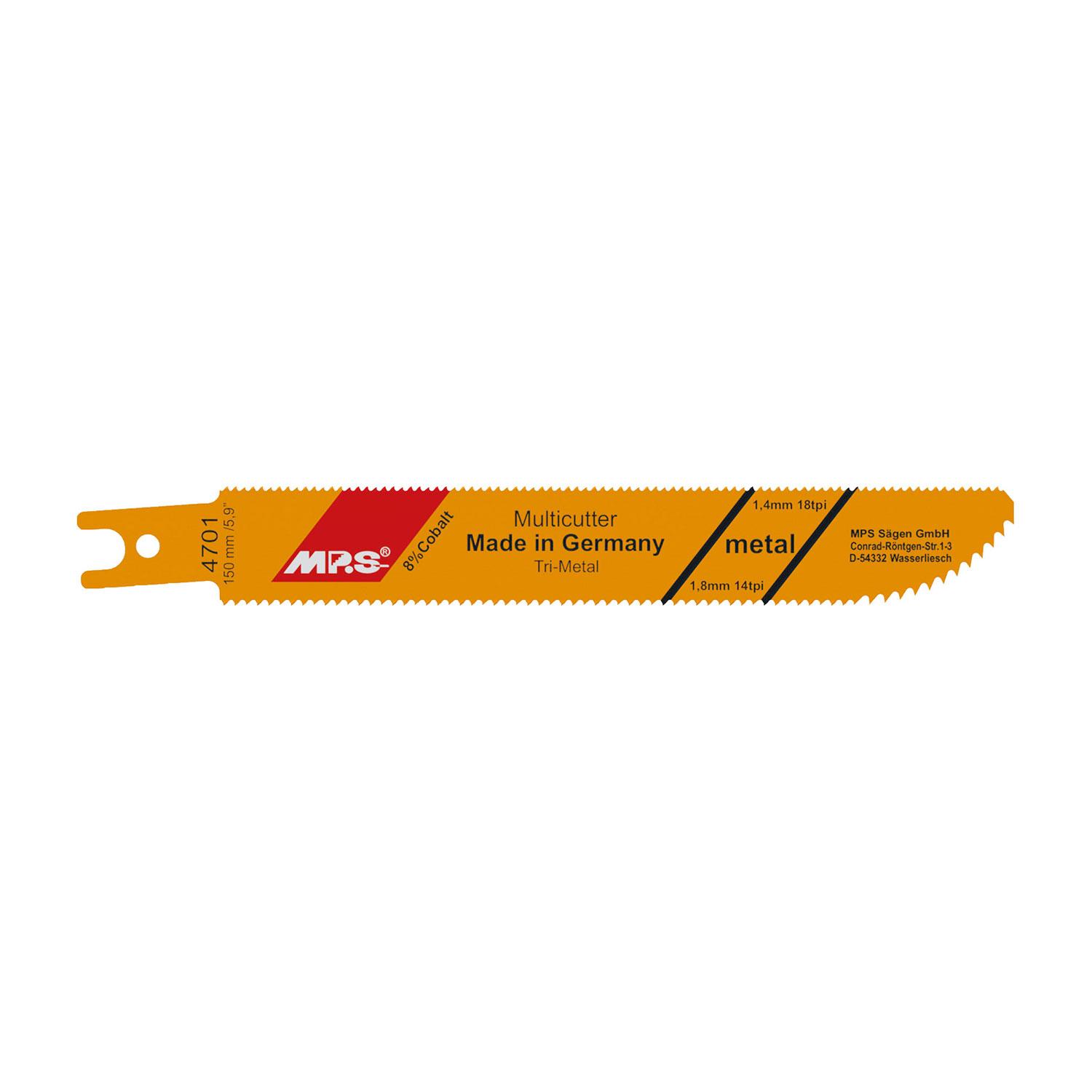 4701-2 Säbelsägeblätter 150 mm / 130 mm - Multicutter - VE: 2 Stück