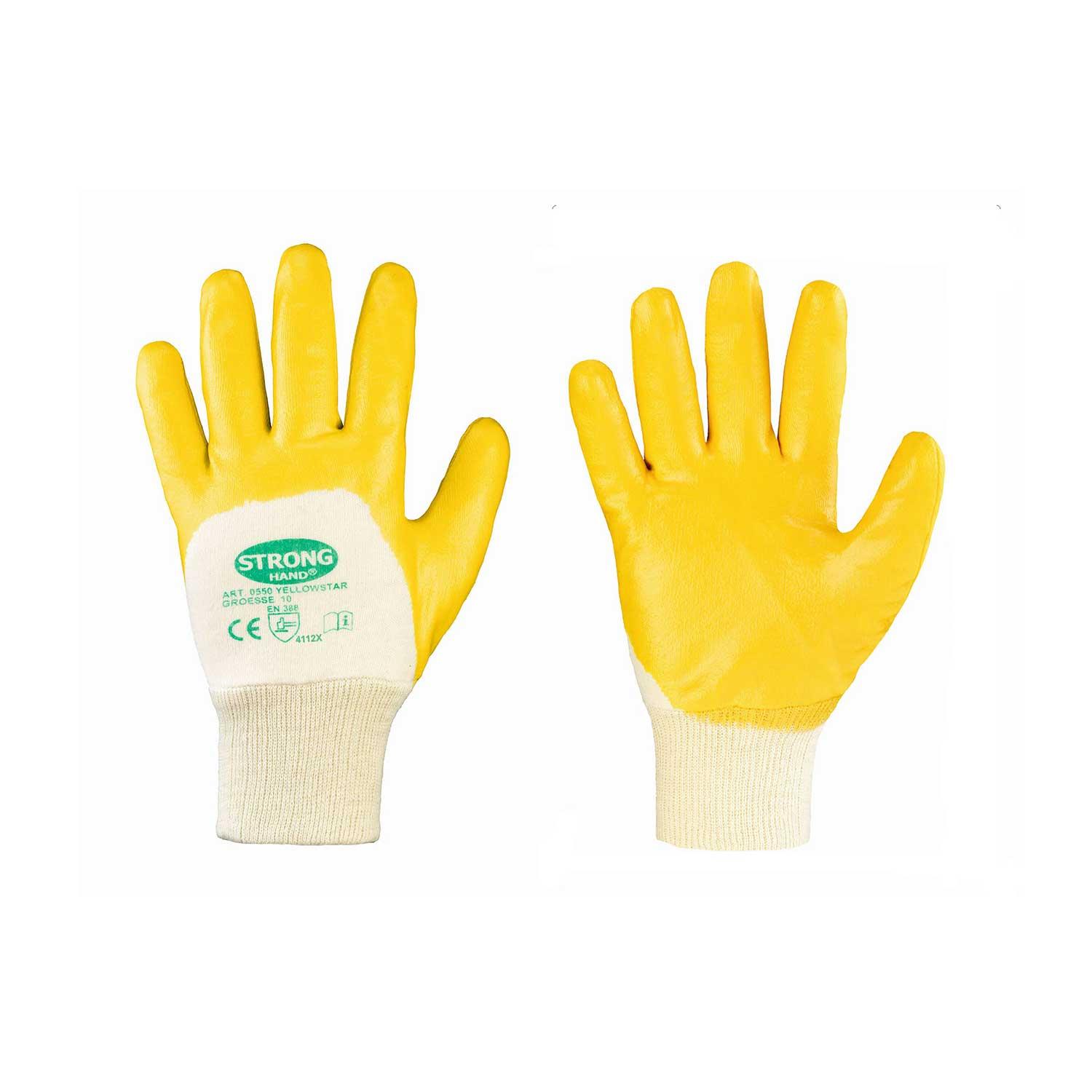 Yellowstar Stronghand Nitril Handschuh Gr. 7