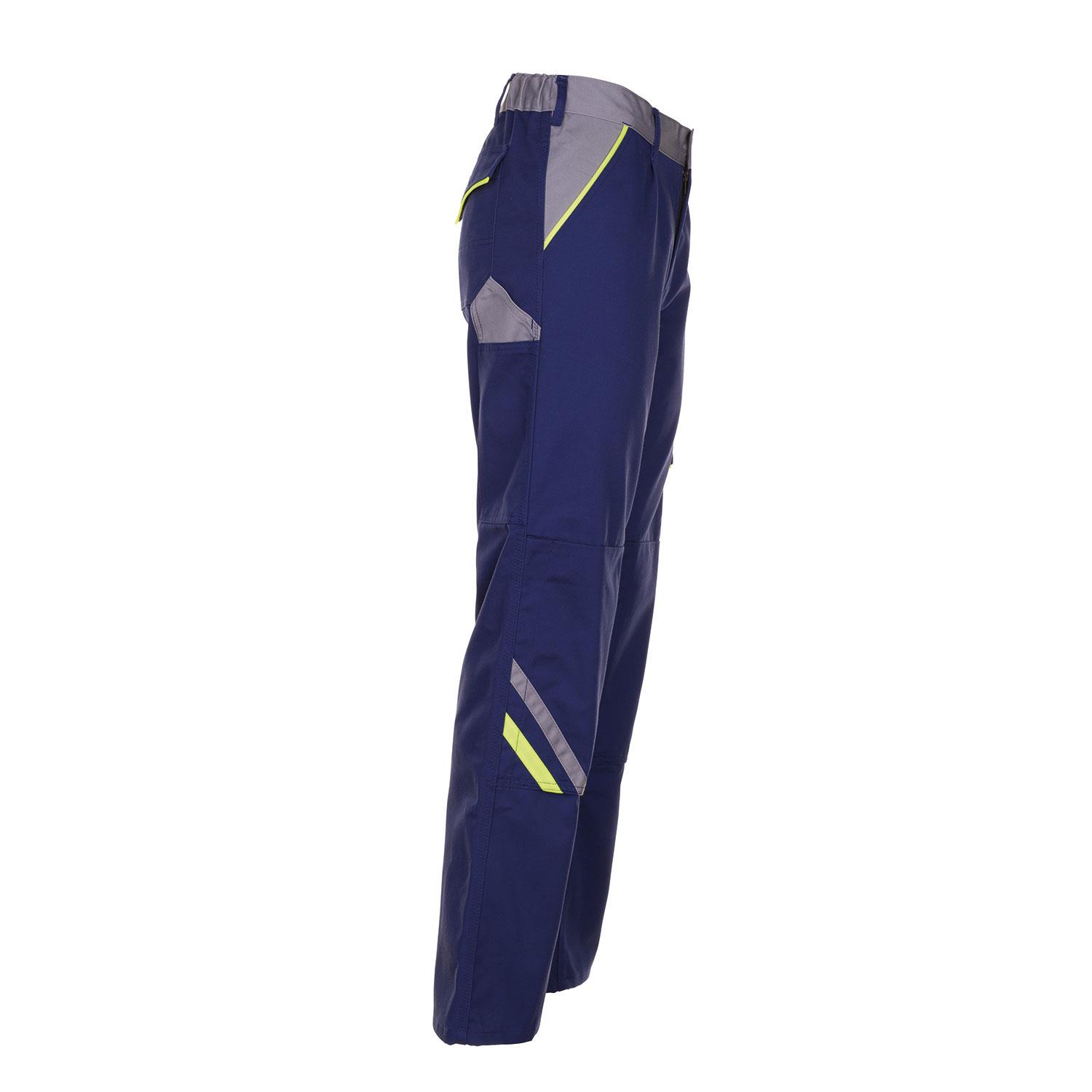 Planam Visline Bundhose marine/gelb/zink Gr. 29