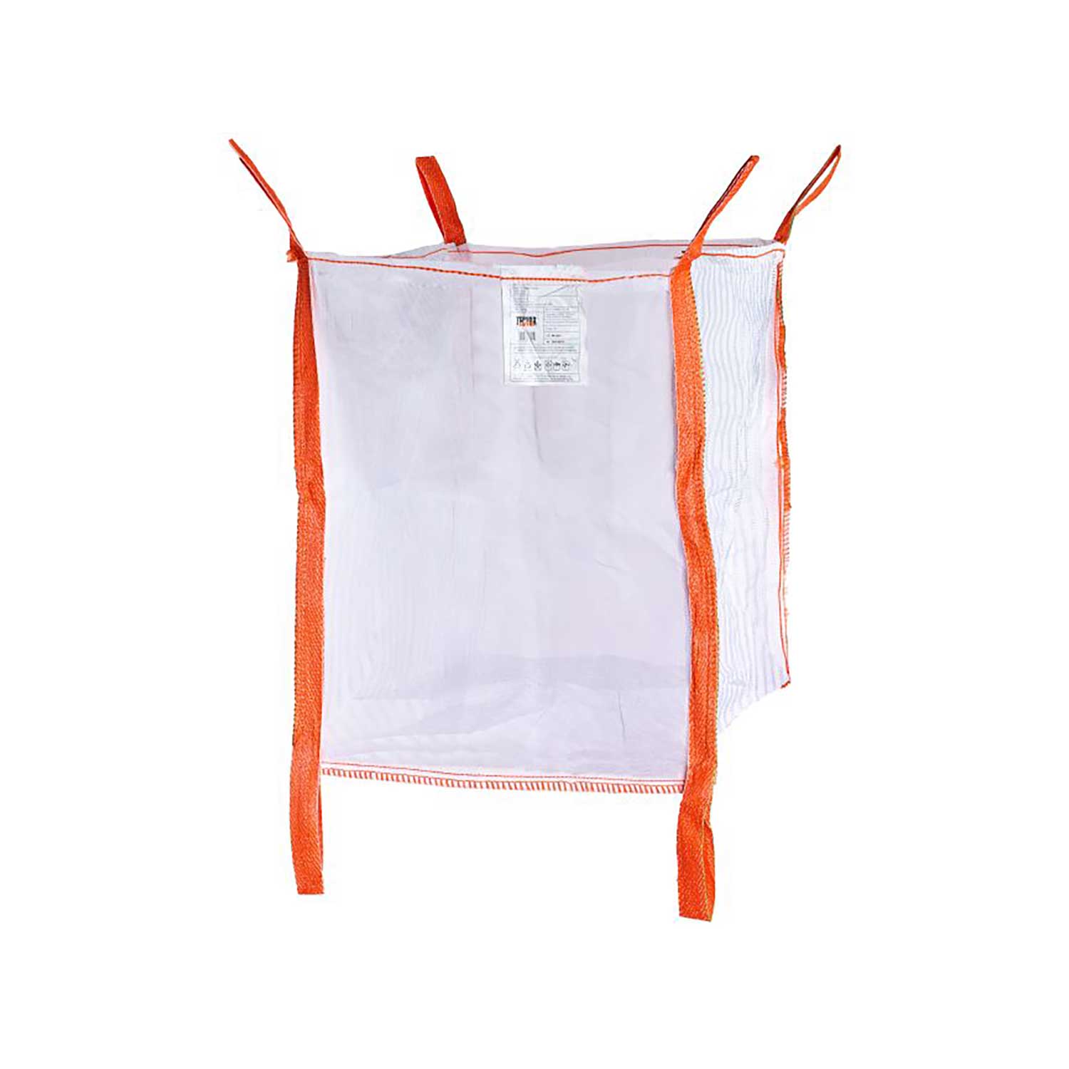 Kaminholz-Bag 80x95x100 cm, SWL 1000kg unbeschichtet, luftdurchlässig, 2seitig Meshgewebe