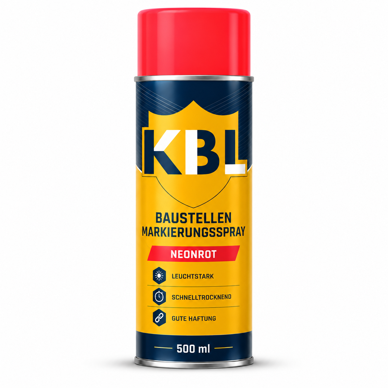 Baustellenmarkierspray Neonrot 500 ml