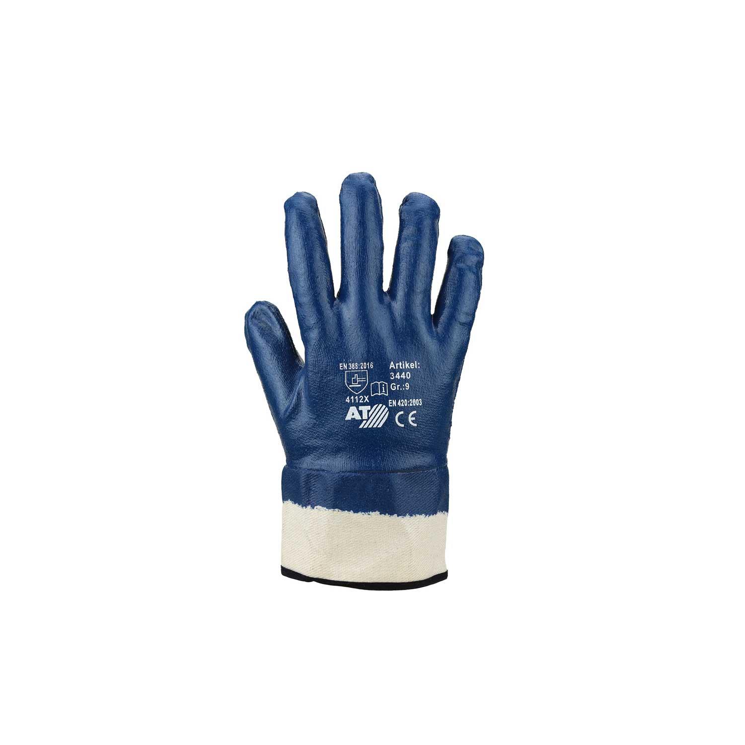 Nitrilhandschuh blau, vollbeschichtet